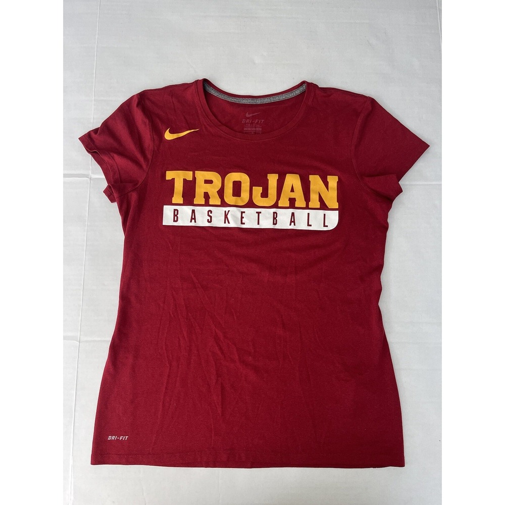 USC‎ Trojans  Nike Shirt Womens MRed Gold NCAA Basketball Tee